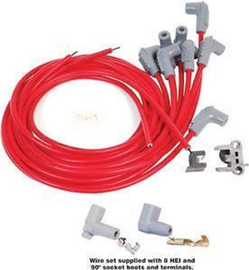 V8 Engines, Cut leads to suit your application, both female and male style distributor boots are included, special crimp tool for assembly included Universal Super Conductor 90 MSD