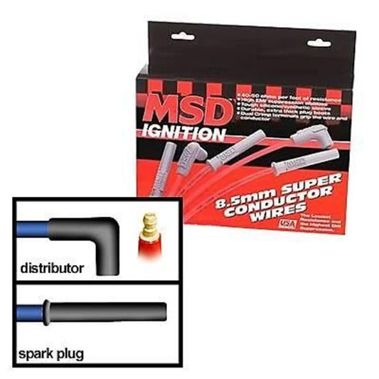 MSD Ignition MSD31369 GM V8 8.5mm Super Conductor Ignition Leads