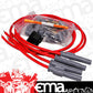 MSD Ignition MSD31449 8.5mm Super Conductor Spark Plug Lead Set Red 4 Cylinder Car & M/Cycle Universal Kit