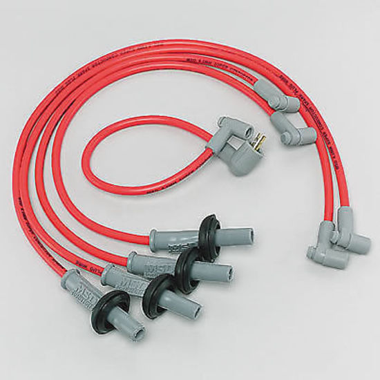 MSD Ignition MSD31939 8.5mm Super Conductor HEI Plug Lead Set Red Volkswagen 4 Cyl