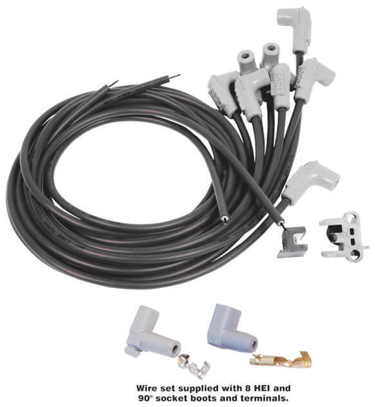MSD Ignition MSD32143 8.5mm Super Con Spark Plug Lead Set Black Lt1 Camaro '93