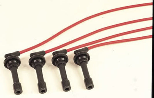 MSD Ignition MSD32319 Super Conductor Plug Lead Set 8.5mm Red Honda Civic 4 Cyl 1988-'95