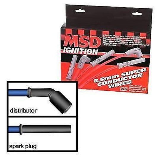 MSD Ignition MSD32829 8.5mm Leads Chev LS Engines Gen Iii/Iv Red