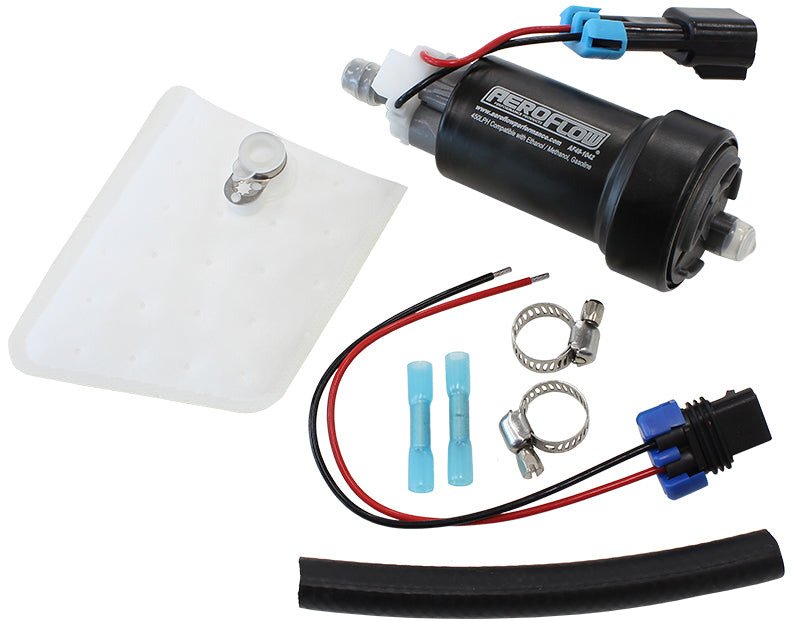 Aeroflow AF49-1042 450LPH E85 Hi Flow Fuel Pump Universalersal In Tank Walbro 460