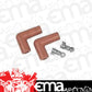MSD Ignition MSD3325 Pro Racing 90Ç÷ Spark Plug Boots 8.5mm Silicone Orange (pair)