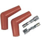 MSD Ignition MSD3326 Pro Racing Boots Hi Temp 115Ç÷ Orange Silicone Spark Plug Boots (pair)