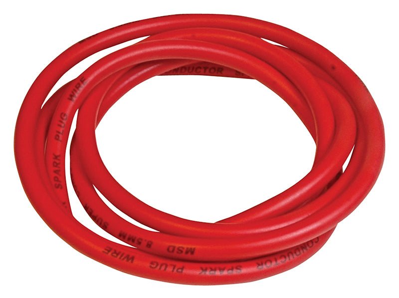 MSD Ignition MSD34059 Bulk Super Conductor Ignition Lead (300Ft Roll Red 8.5mm)