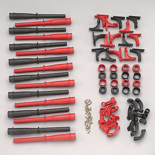 MSD Ignition MSD3475 Hemi Tubes 8.5mm 8 Black Tubes 8 Red Tubes
