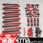 MSD Ignition MSD3475 Hemi Tubes 8.5mm 8 Black Tubes 8 Red Tubes