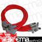 MSD Ignition MSD35609 Chev BB Super Conductor Spark Plug Lead Set 8.5mm Red HEI Style Cap