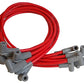MSD Ignition MSD35609 Chev BB Super Conductor Spark Plug Lead Set 8.5mm Red HEI Style Cap