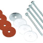 Aeroflow AF49-1049 Heavy Duty Fan Mount Kit 4 x Bolts Washers Nut S