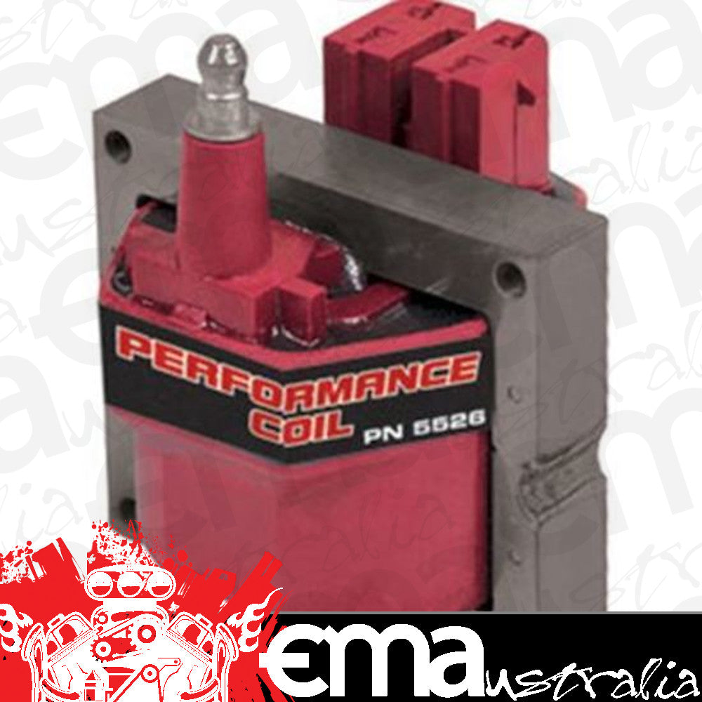 MSD Ignition MSD5526 GM Ignition Coil Street Fire E-Core Square Epoxy Red 48000 V (each)