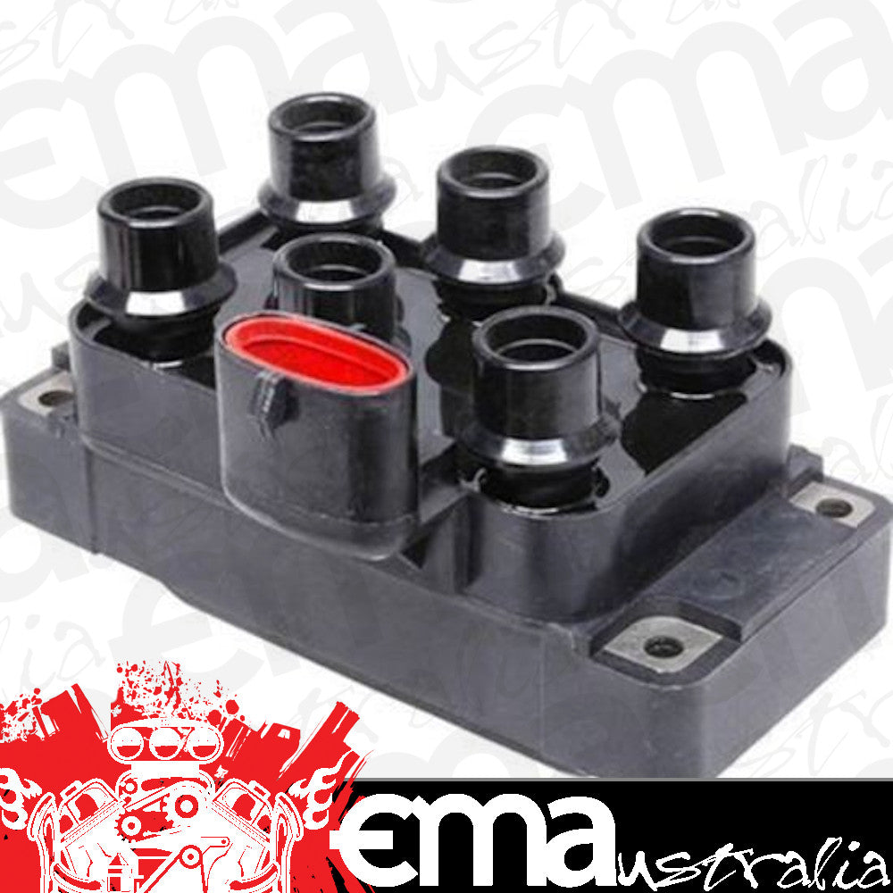 MSD Ignition MSD5528 94-00 Ford Ignition Coil Street Fire 6-Tower Coil Pack Direct Connection