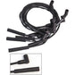 MSD Ignition MSD5532 Dodge Pickup/SUV/Van SB Spark Plug Wires Street Fire 8.0mm Black Straight Boots (set)