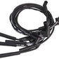 MSD Ignition MSD5540 Ford 351W/351M/400/460 Spark Plug Wires Street Fire 8.0mm Black Straight Boots (set)
