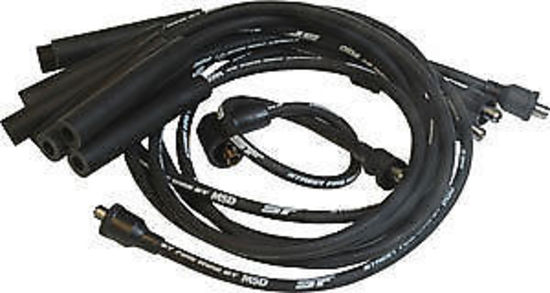 MSD Ignition MSD5542 Ford 302-460 Streetfire Spark Plug Lead Set Black