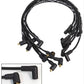 MSD Ignition MSD5564 Chev SB Street Fire Plug Lead Set Black 8mm Under Manifold