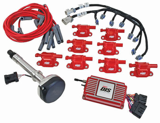 MSD Ignition MSD60151 Coil On Plug Conversion Kit Chev SB Chev BB Red