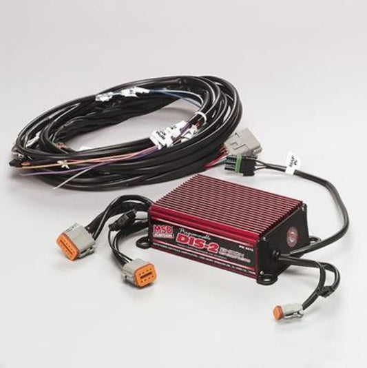 MSD Ignition MSD6212 Ignition Box Dis-2 Digital Capacitive Discharge Universal Dis 4- Cylinder w/ 2 Coils Each
