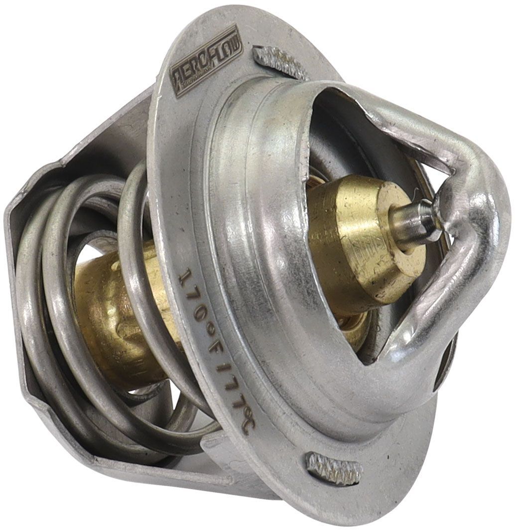 Aeroflow AF49-1142 Holden Commodore V6 Ecotec Hi-Flow Thermostat, 170Â°F (77Â°C) 170Â°F Opening Temperature Rating, Made From Copper/Steel
