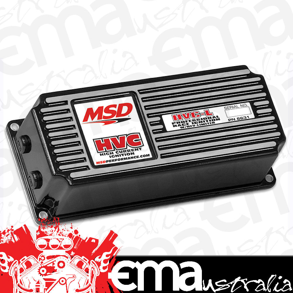 MSD Ignition MSD6631 6 HVC Professional Race Ignition Control (Capacitive Discharge with Rev Limiter Deutsch Connectors)