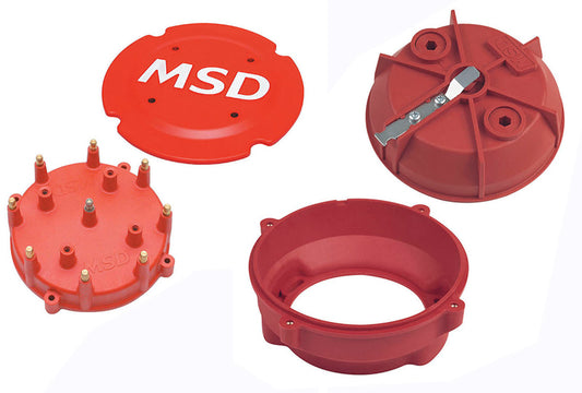 MSD Ignition MSD7445 Pro-Cap Cap-A-Dapt Kit 5" Dia Cap and Rotor Kit Fits MSD Ignition Distributors