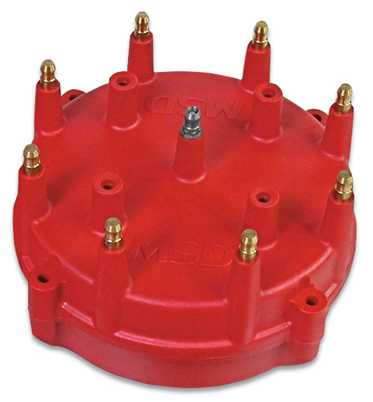 MSD Ignition MSD7455 Pro-Cap Cap-A-Dapt Kit - Red 5" Dia Cap & Rotor Kit Fits Pro Mag 44 Pro Mag 12