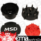 MSD Ignition MSD74553 Pro-Cap Cap-A-Dapt Kit - Black (5" Dia Cap & Rotor Kit Fits Pro Mag 44 Pro Mag 12)