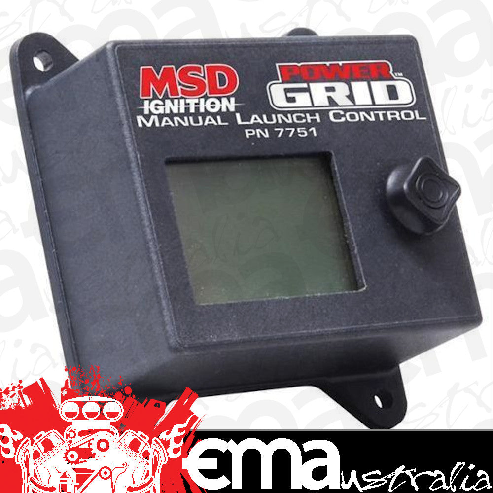 MSD Ignition MSD7751 Manual Launch Controller for Power Grid System