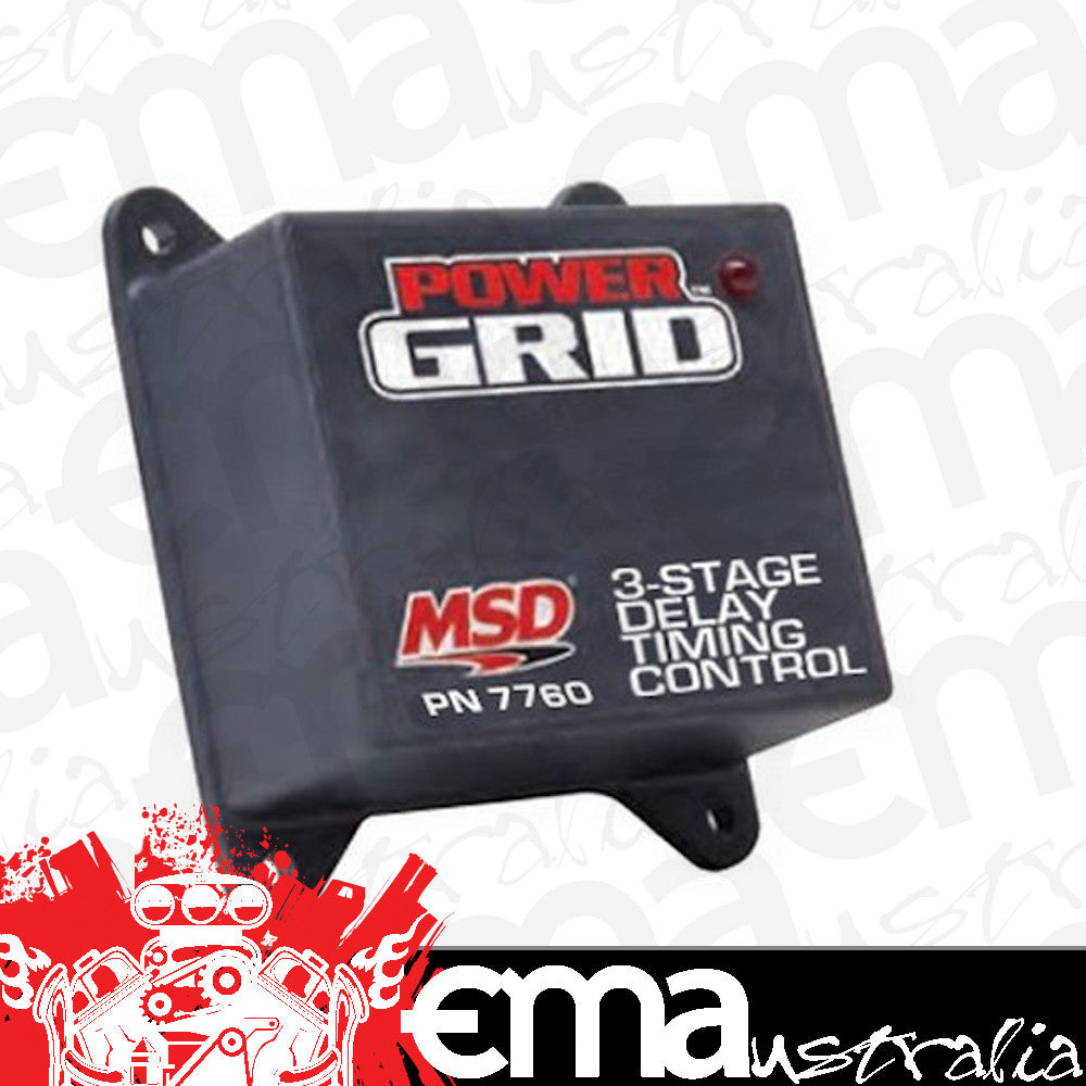 MSD Ignition MSD7760 Power Grid Delay Timing Module Adjustable 3 Stage