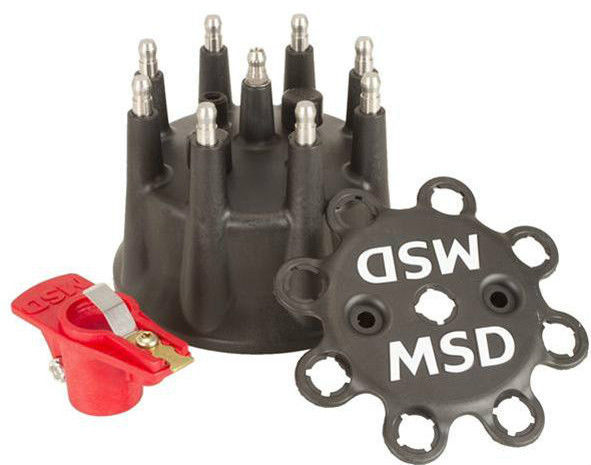 MSD Ignition MSD79193 HEI Style Cap & Rotor Kit Black suit Small Diameter Pro Mag 12 Lt