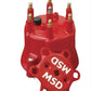 MSD Ignition MSD8014 GM V6 Replacement Distributor Cap Male/HEI Red Clamp On