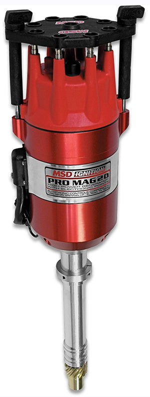 MSD Ignition MSD8139 Pro Mag 12 Magneto (Chevy Tall Block Adjustable Slip Collar Bronze Gear)