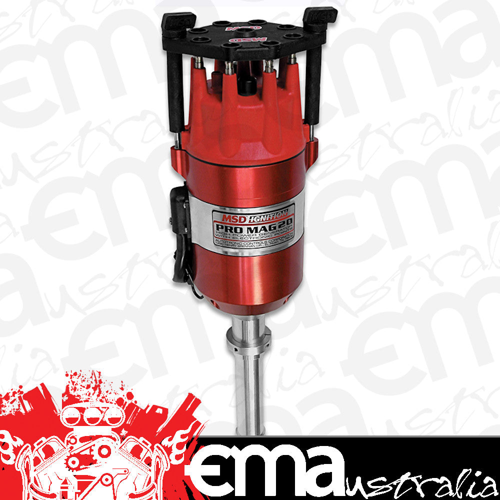 MSD Ignition MSD8139 Pro Mag 12 Magneto (Chevy Tall Block Adjustable Slip Collar Bronze Gear)