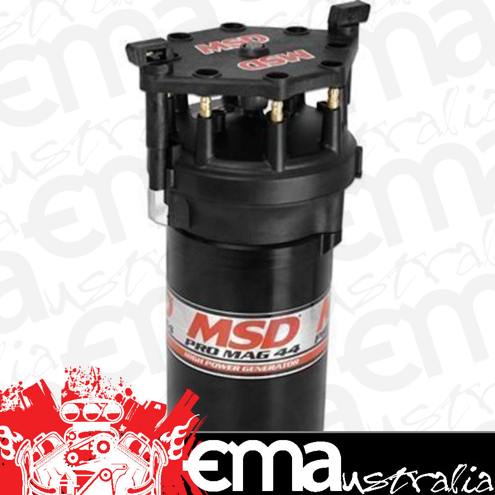 MSD Ignition MSD81403 Generator 44A Pro Mag Black Std Cap Ccw