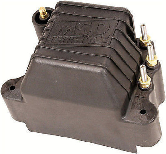 MSD Ignition MSD81423 Pro Mag 44 Ignition Coil Male HEI 45000V 44 Amp Black