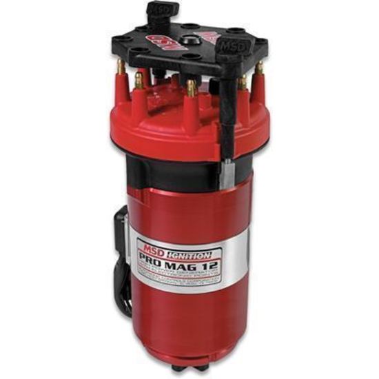 MSD Ignition MSD81602 Magneto Pro Mag Lite Billet Aluminium Red Circle Track Drag Car Sprint Car Each