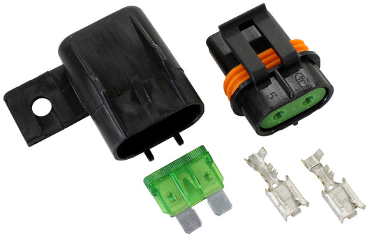 Aeroflow AF49-1507 Weatherpack Fuse Holder 30Amp Fuse Included Suit 12 Awg Wire