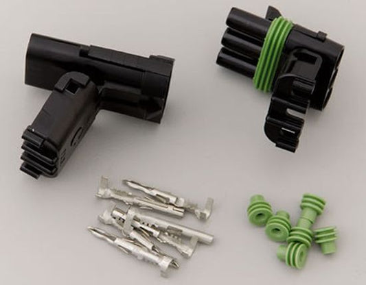 MSD Ignition MSD8172 Weathertight Connector 3 Pin 1 Male 1 Female End