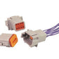 MSD Ignition MSD8180 Duetsch Connector 6-pin 16 Gauge Wire