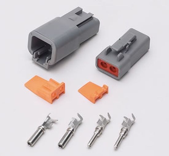 MSD Ignition MSD8184 Duetsch Connector 2-pin 12-14 Gauge Wire