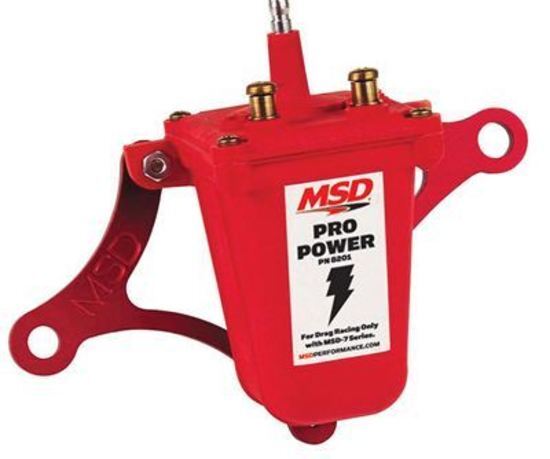 MSD Ignition MSD8193 Ignition Coil Pro Power Canister Triangle Ciba Arathane Red 55000 V Each