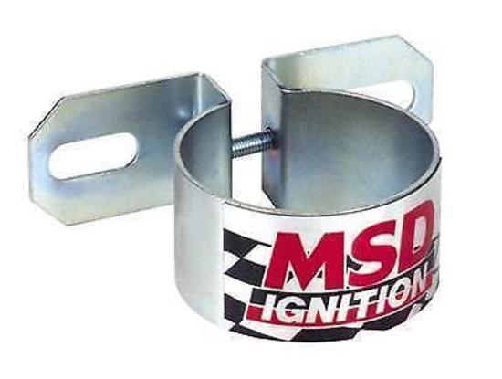 MSD Ignition MSD8213 Universal Chrome Coil Bracket suits Most Canister Coils