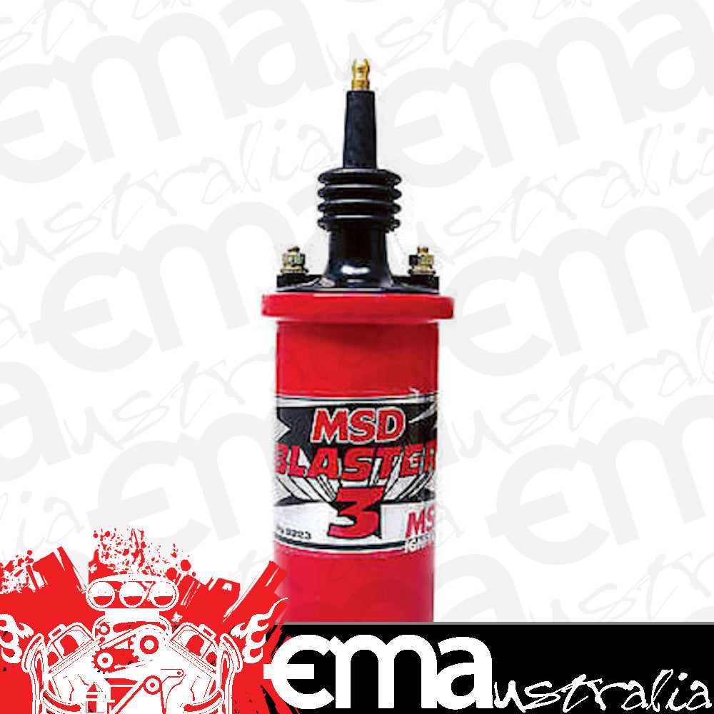 MSD Ignition MSD8223 Blaster 3 Oil Filled Cannister Ignition Coil 45000v Red