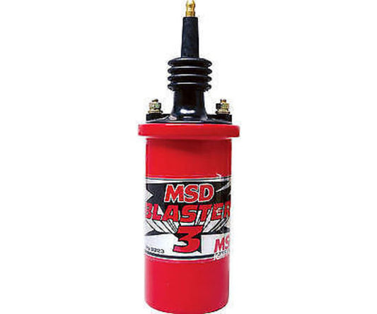MSD Ignition MSD8223 Blaster 3 Oil Filled Cannister Ignition Coil 45000v Red
