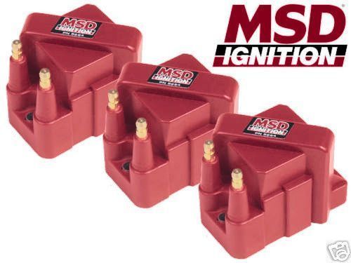 MSD Ignition MSD8224x3 MSD8224 Holden Commodore Vn Vp Vr Vs Vt Vx Vy 40000 V Coil (3 Pack)