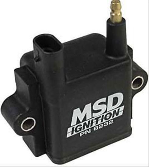 MSD Ignition MSD8232 Replacement CPC Single Tower Coil 43000 Volts Black