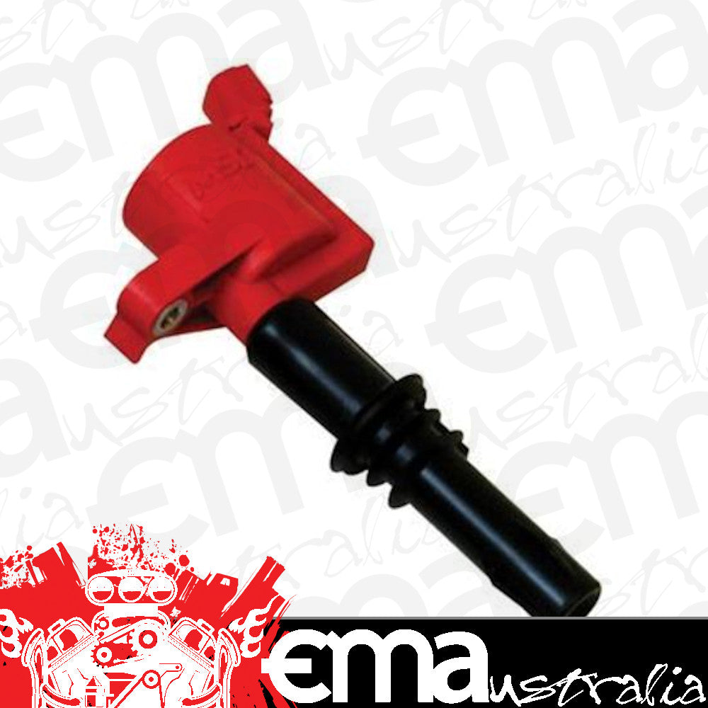 MSD Ignition MSD8243 Ford Lincoln 4.6L/5.4L SOHC 3V Ignition Coils Pack Bolt-On Epoxy Red (Each)