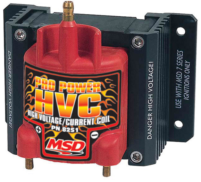 MSD Ignition MSD8251 Pro Power HVC Coil use w/MSD Ignition 7 Series 45000 volts